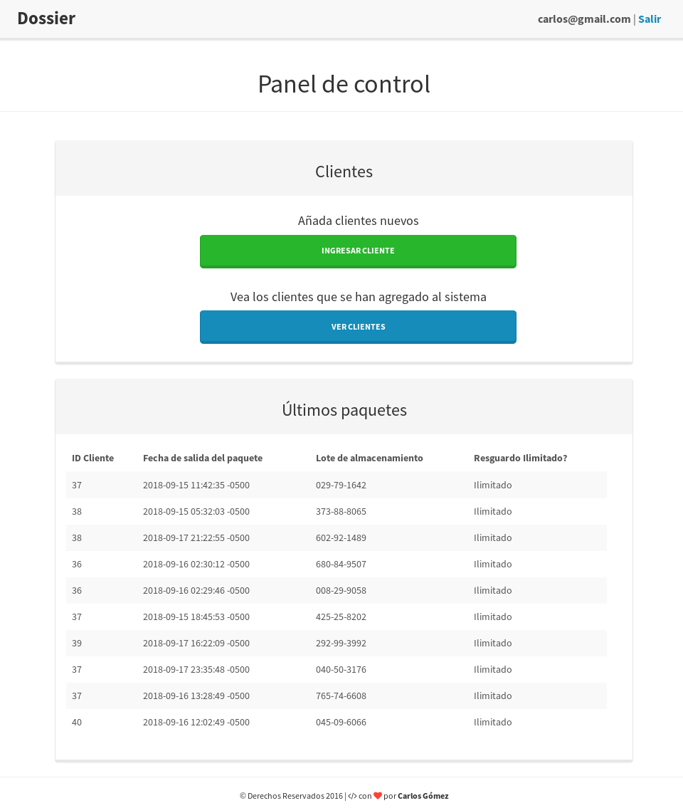 Dossier App