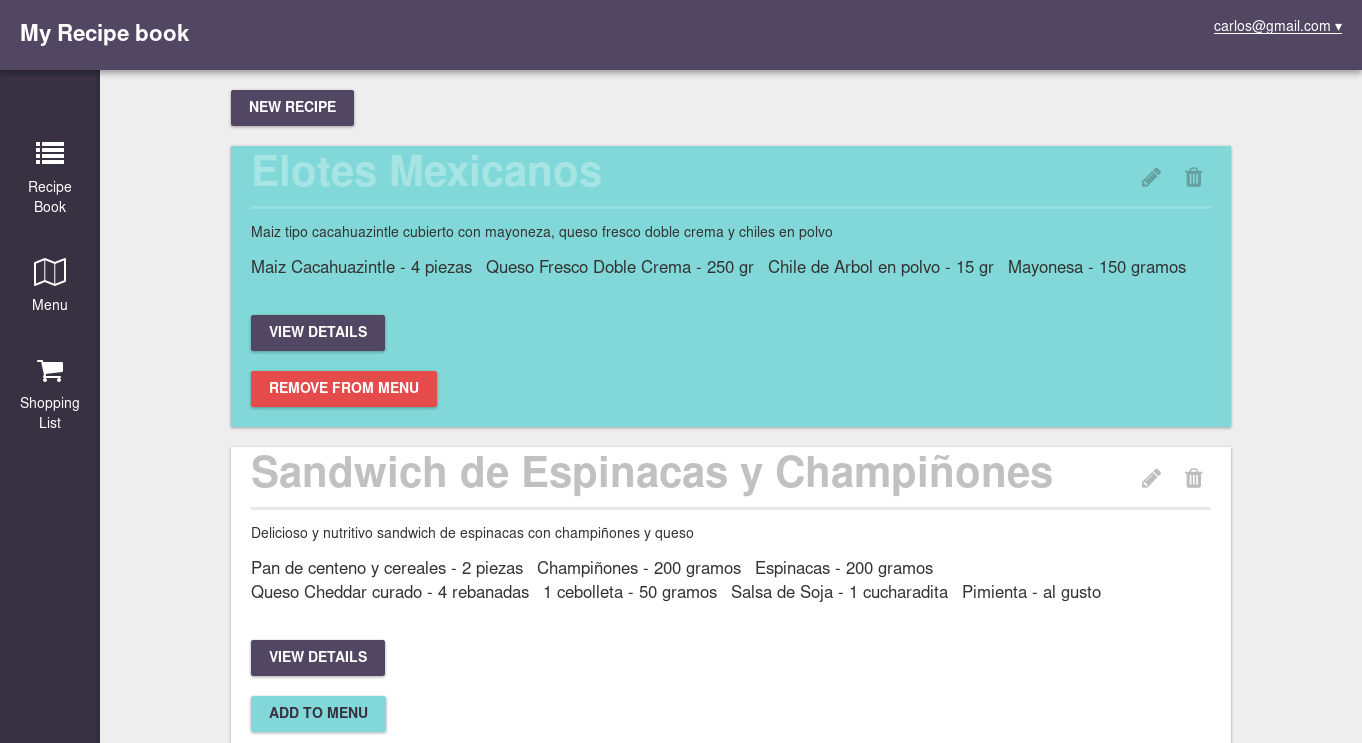 Recipe Book App