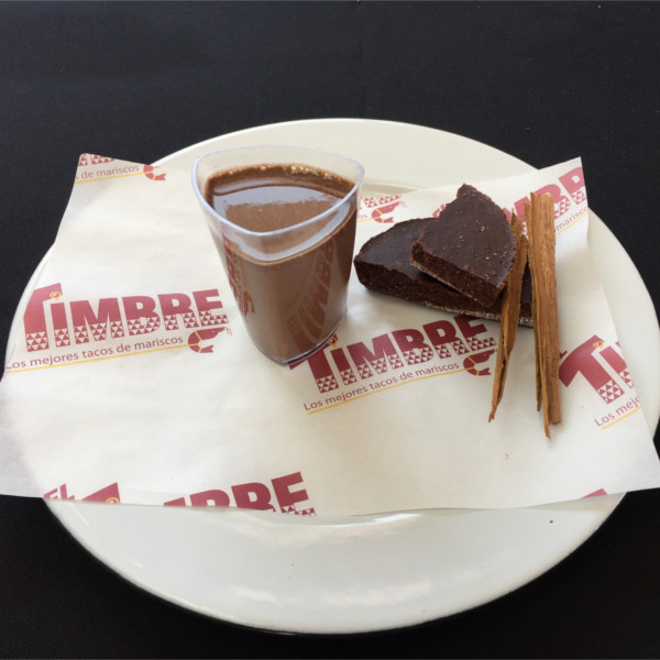 Gelatina de Chocolate de Molcajete